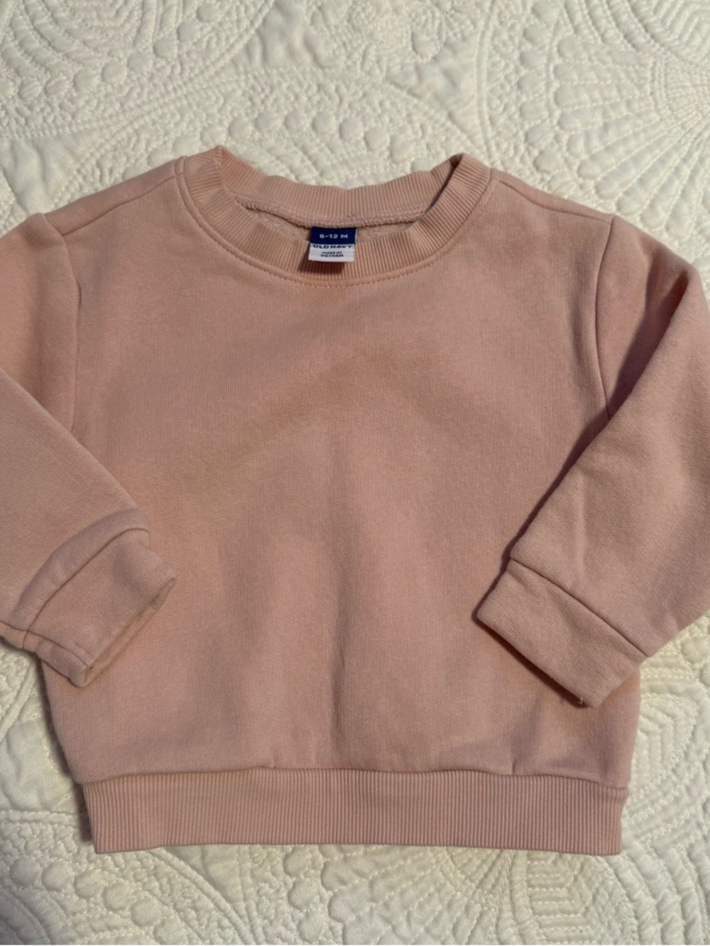 Old Navy Dusty Rose Crewneck Sweatshirt 6-12 Months